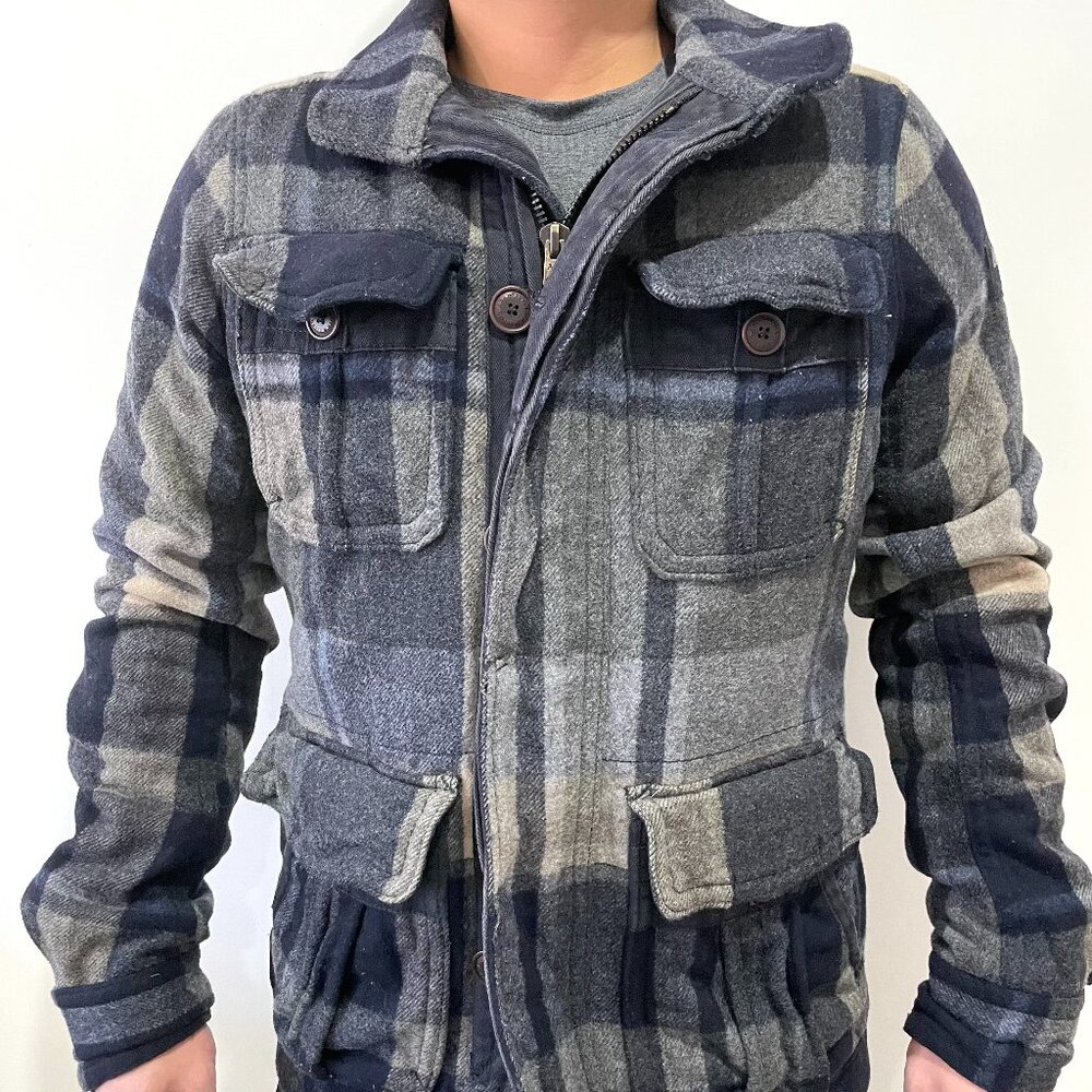 ABERCROMBIE & FITCH MEN UPPER HUDSON JACKET- MEDIUM